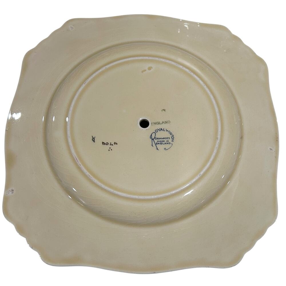 Vintage Royal Winton Grimwades Chintzware Square Handled Tray England - Picture 4 of 5